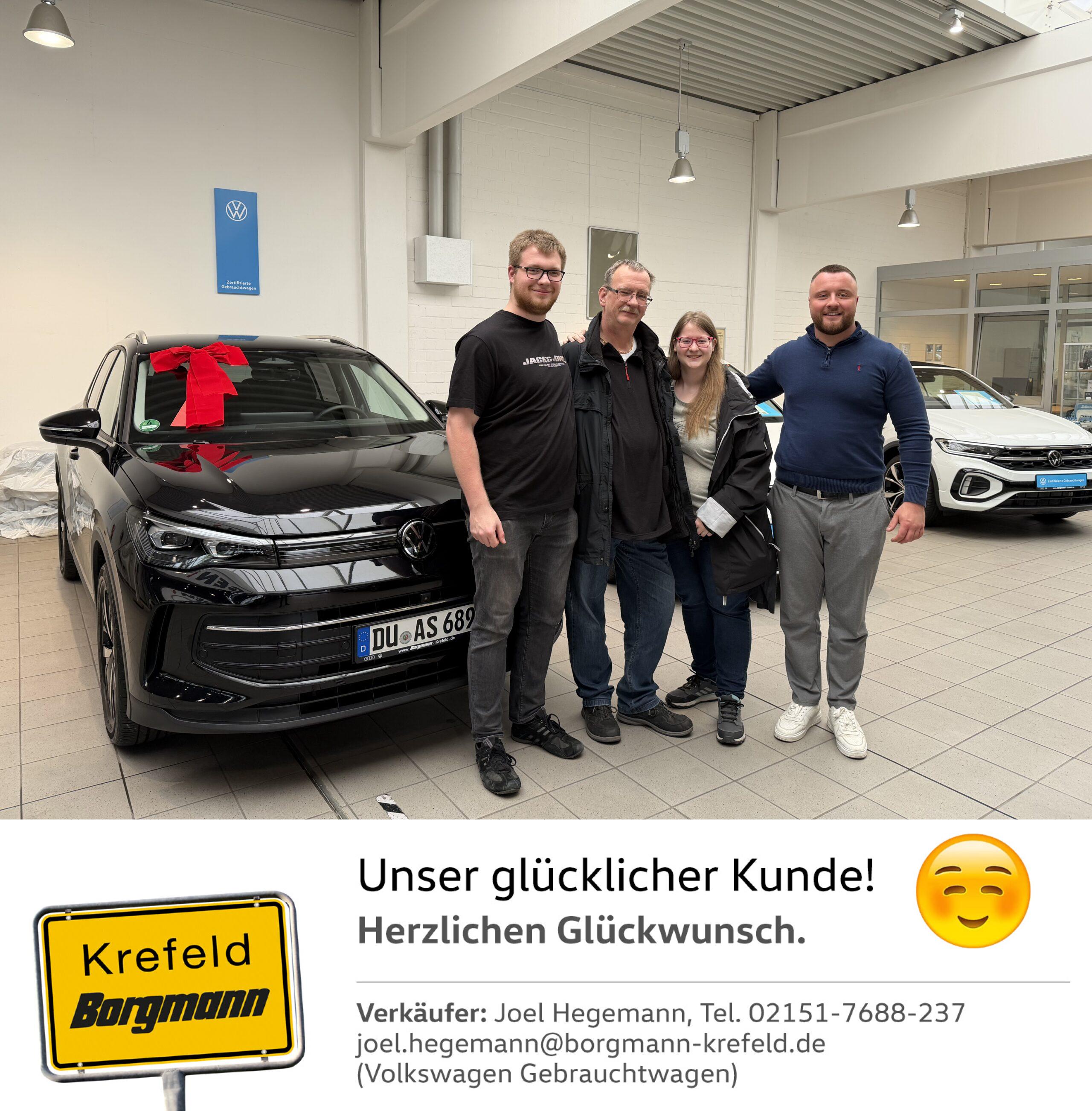 Fahrzeugübergabe Tiguan