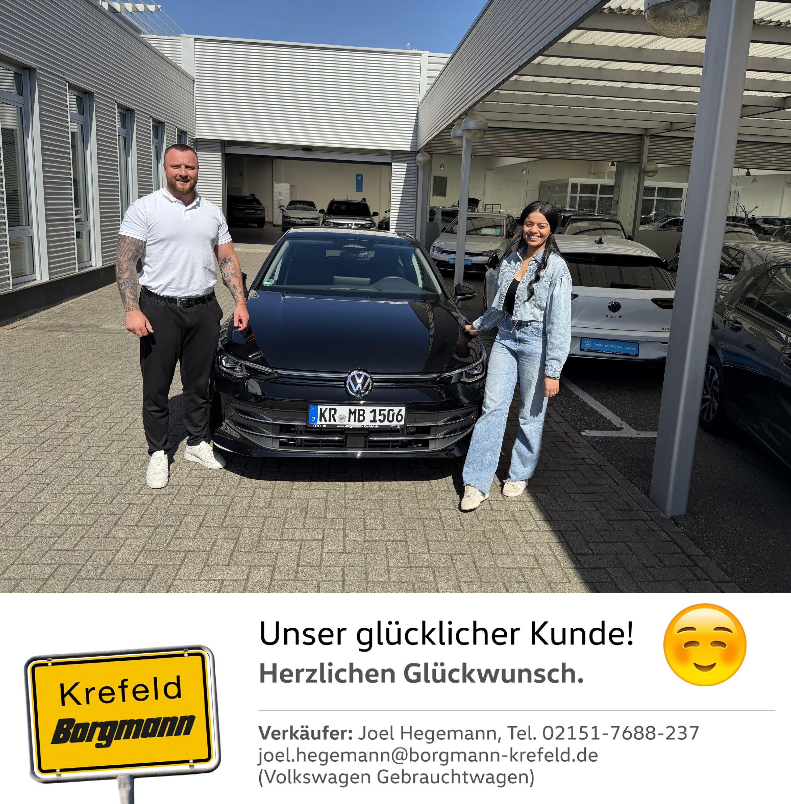 Fahrzeugübergabe Golf