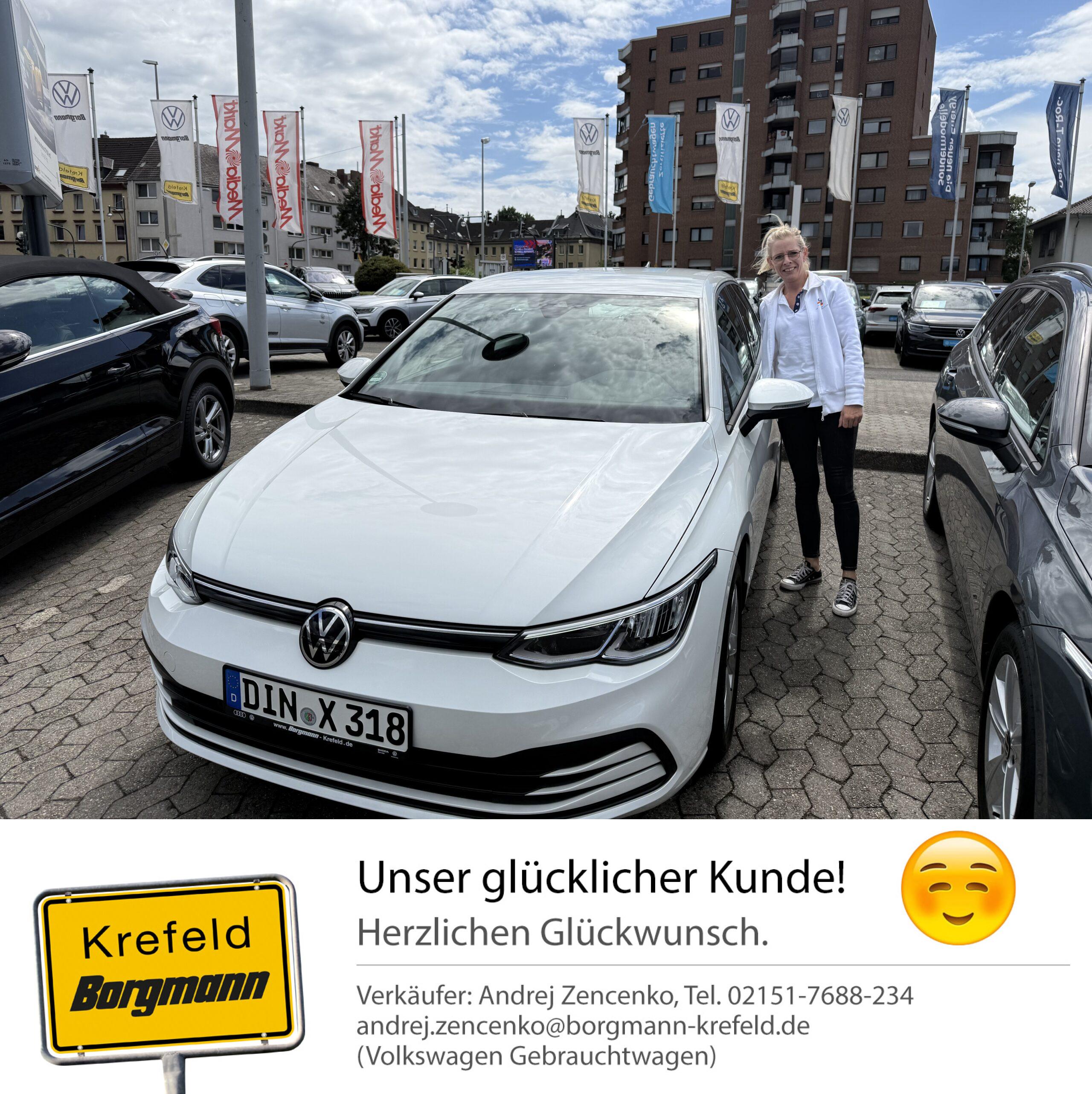 Fahrzeugübergabe VW Golf