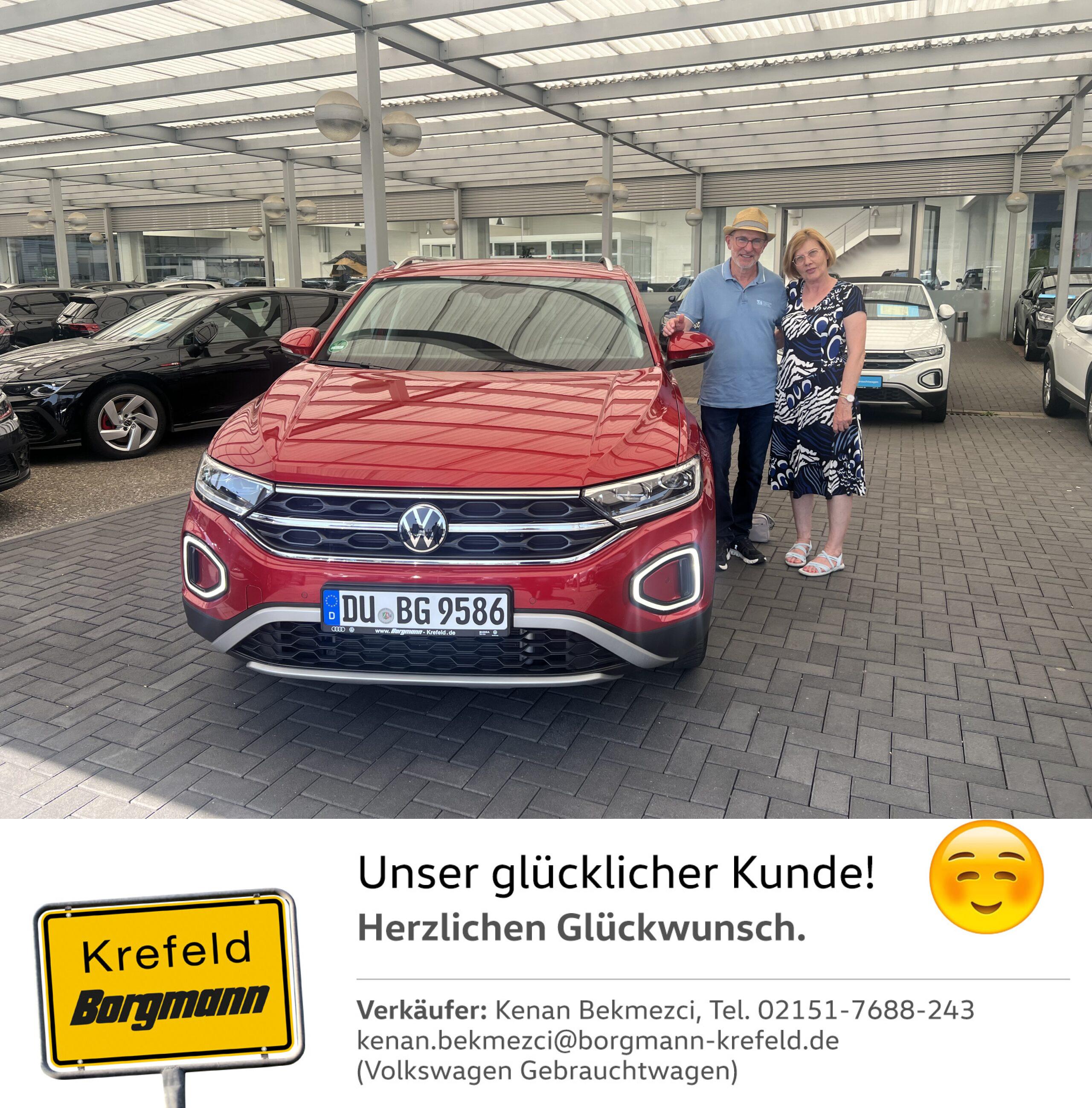 Fahrzeugübergabe VW T-Roc