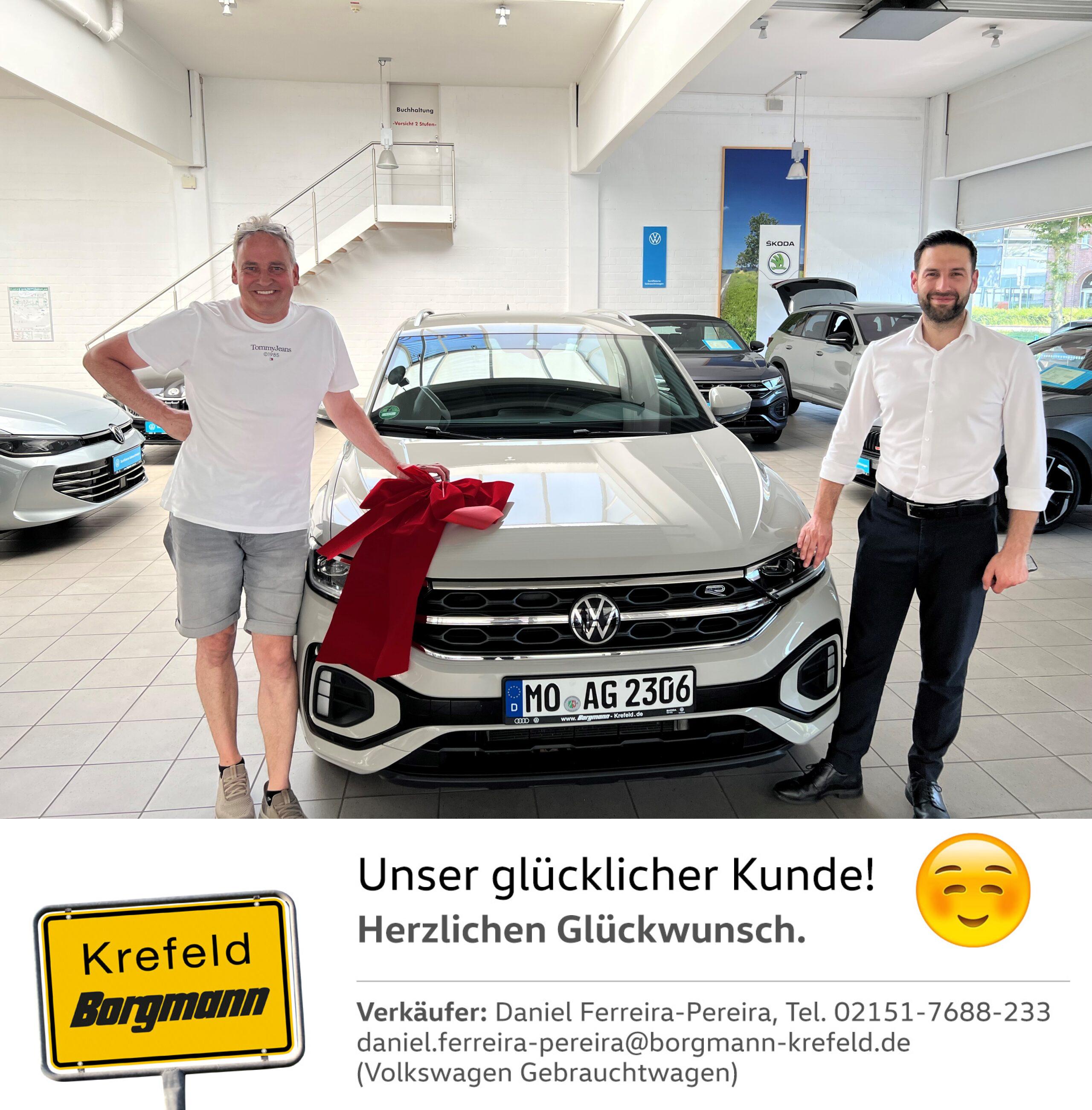 Fahrzeugübergabe T-Roc