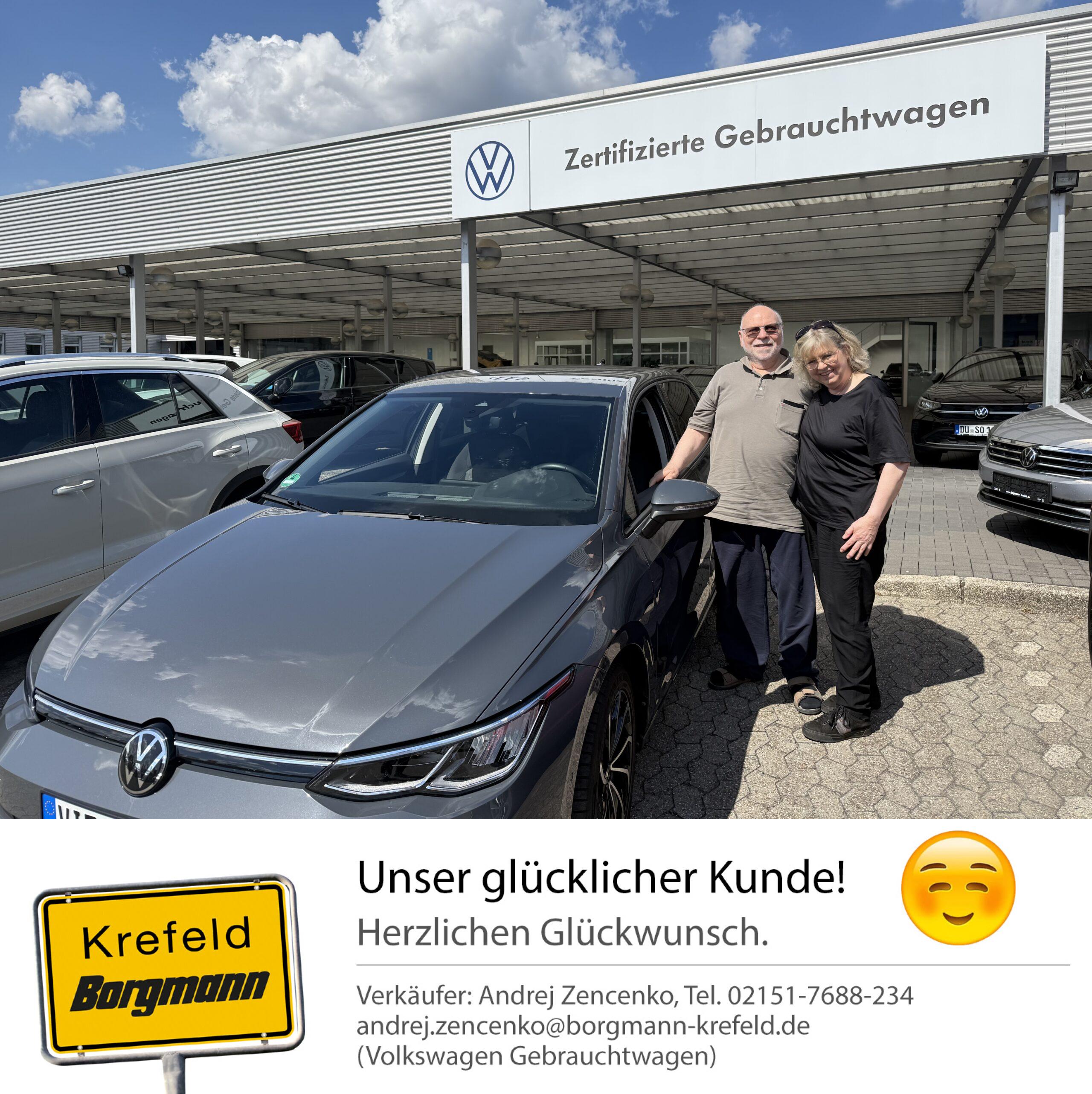 Fahrzeugübergabe VW Golf