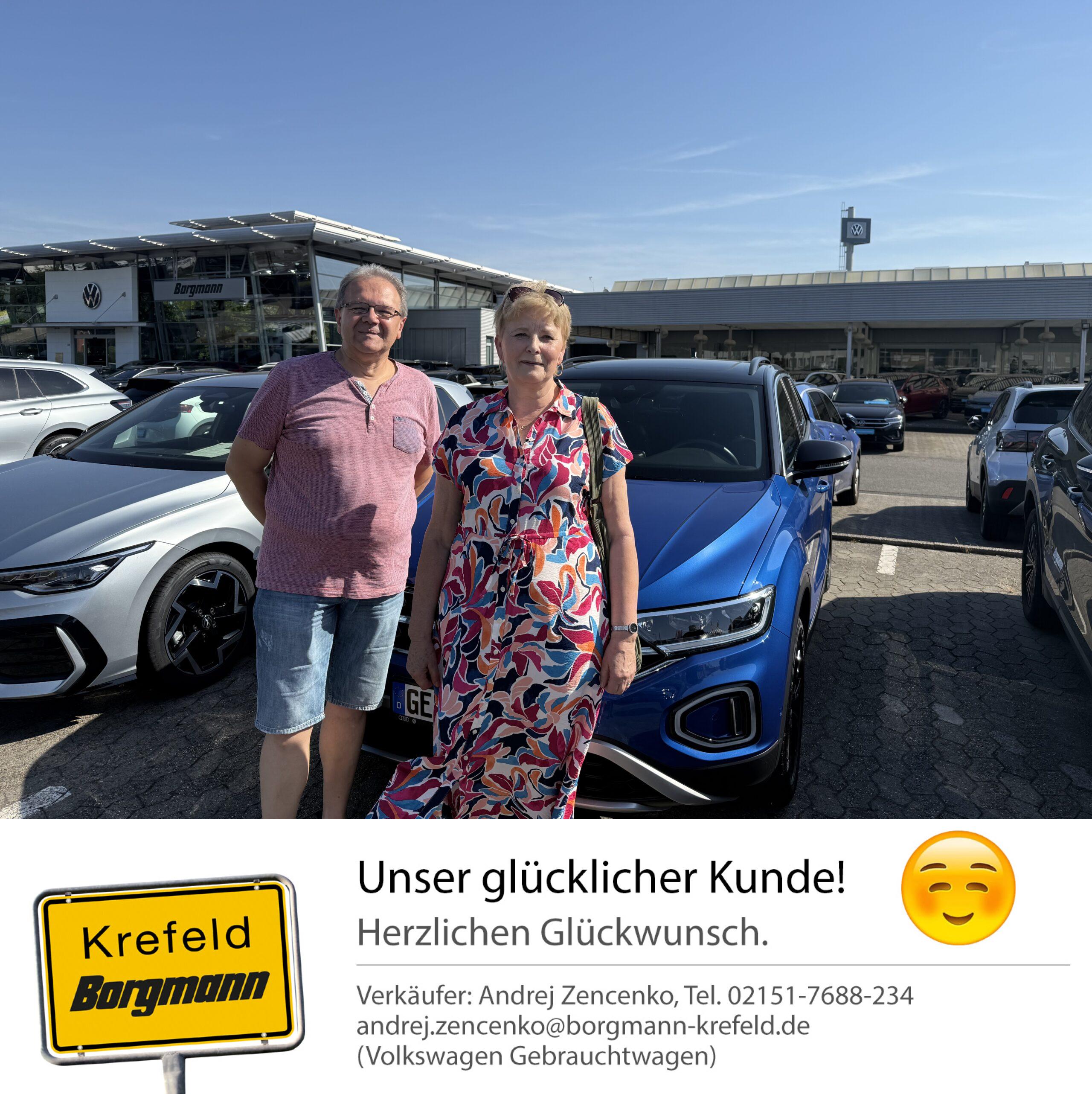 Fahrzeugübergabe VW T-Roc