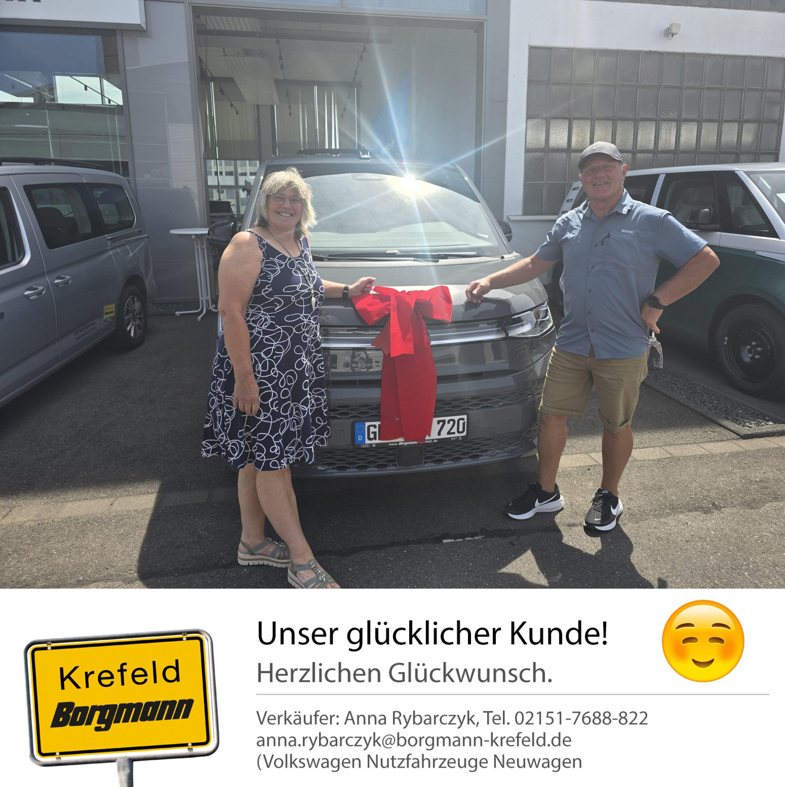 Fahrzeugübergabe Multivan Goal