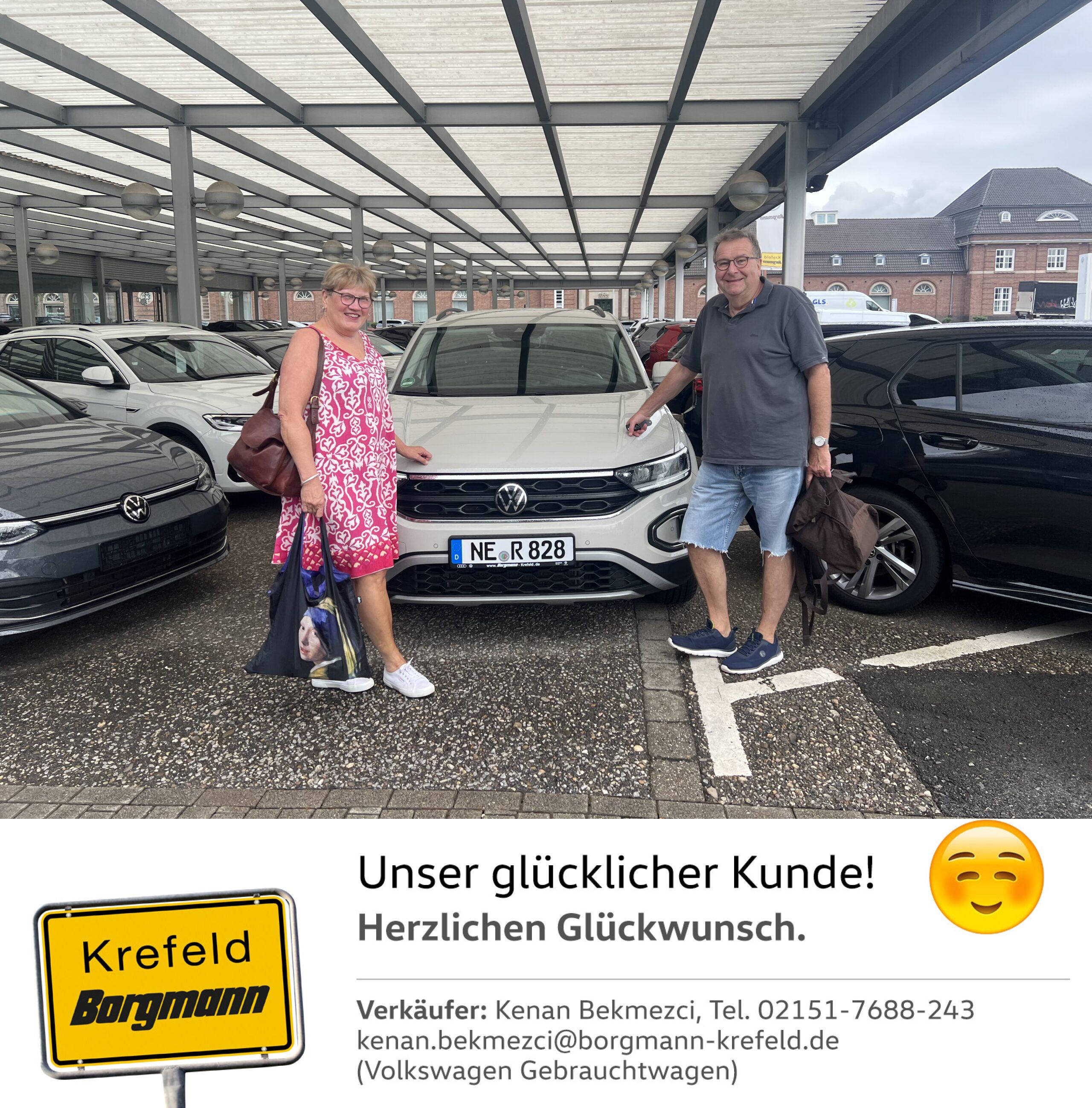 Fahrzeugübergabe VW T-Roc