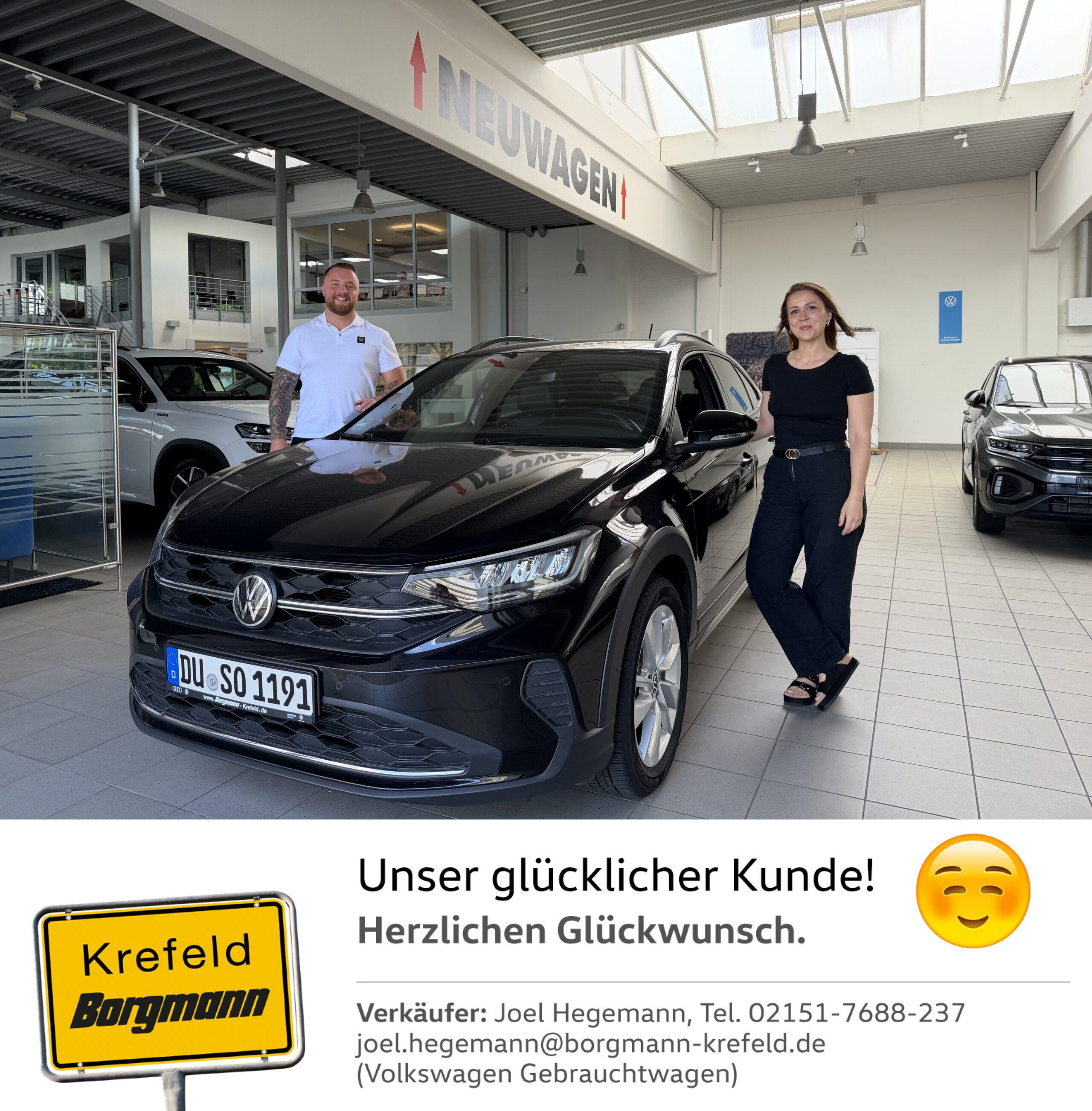 Fahrzeugübergabe Taigo