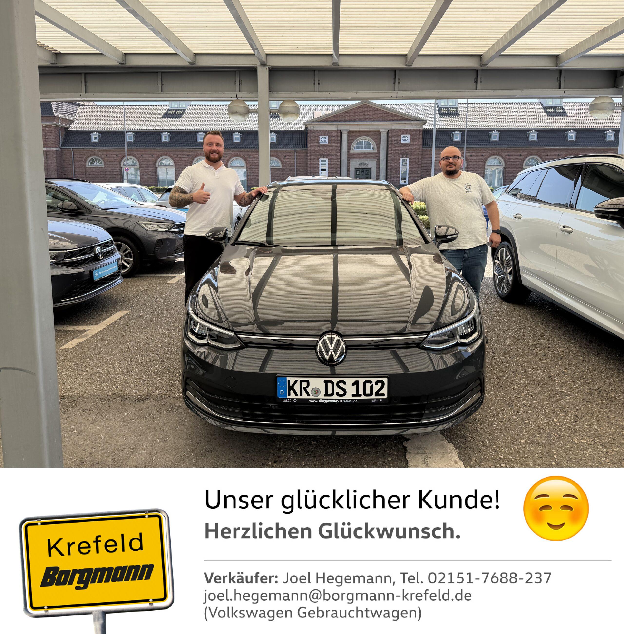Fahrzeugübergabe Golf
