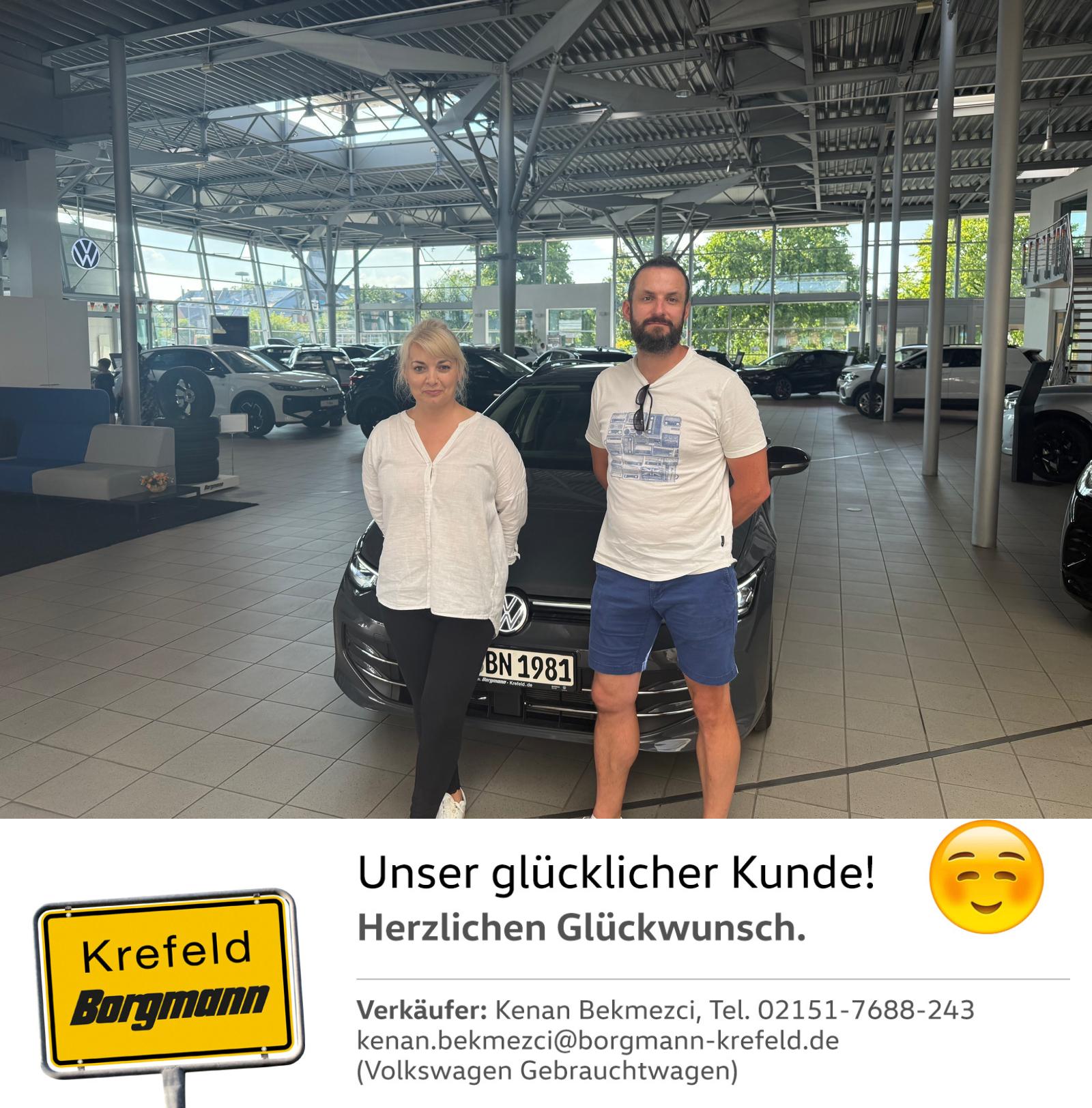 Fahrzeugübergabe VW Golf Variant