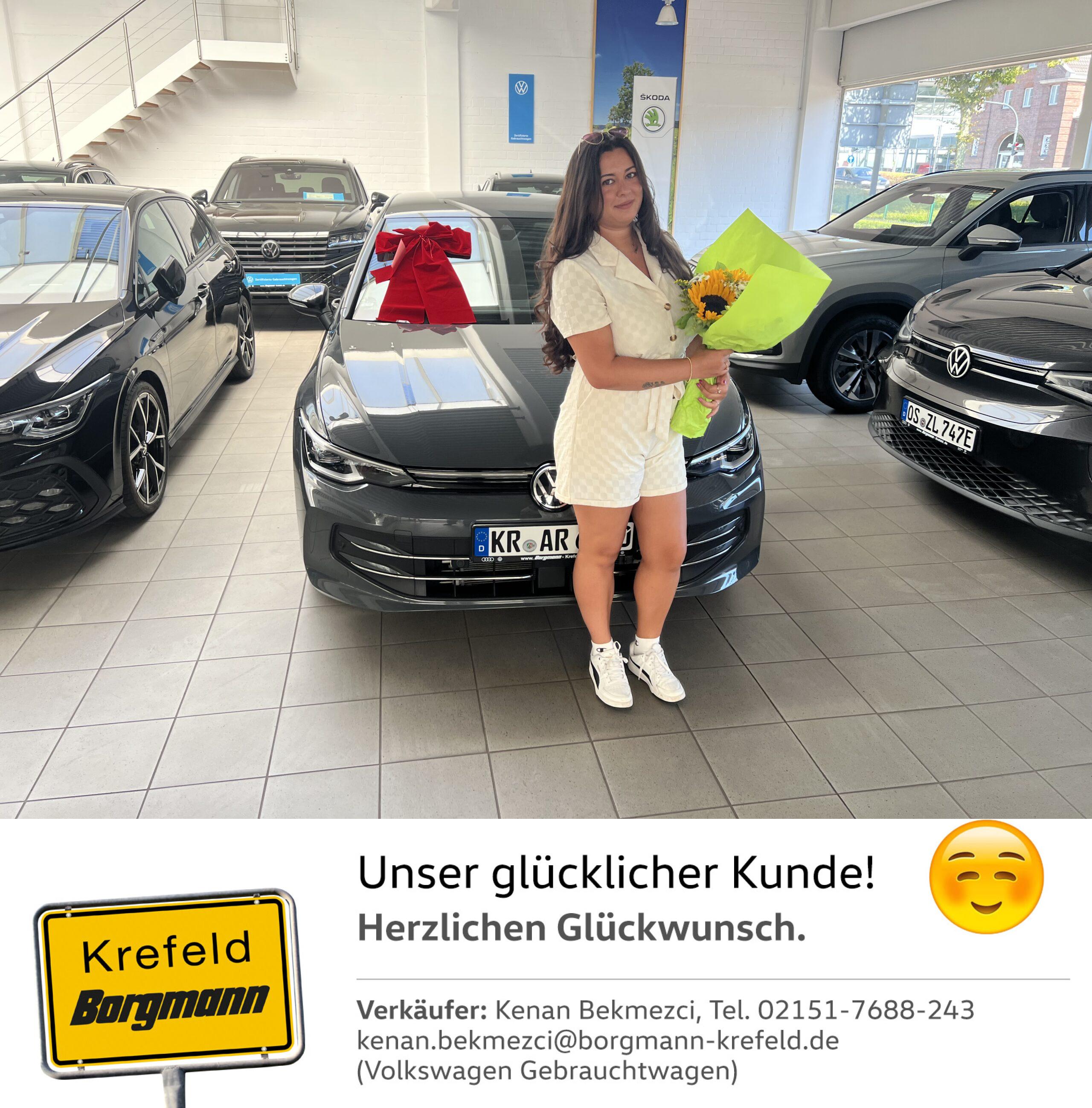 Fahrzeugübergabe VW Golf 8