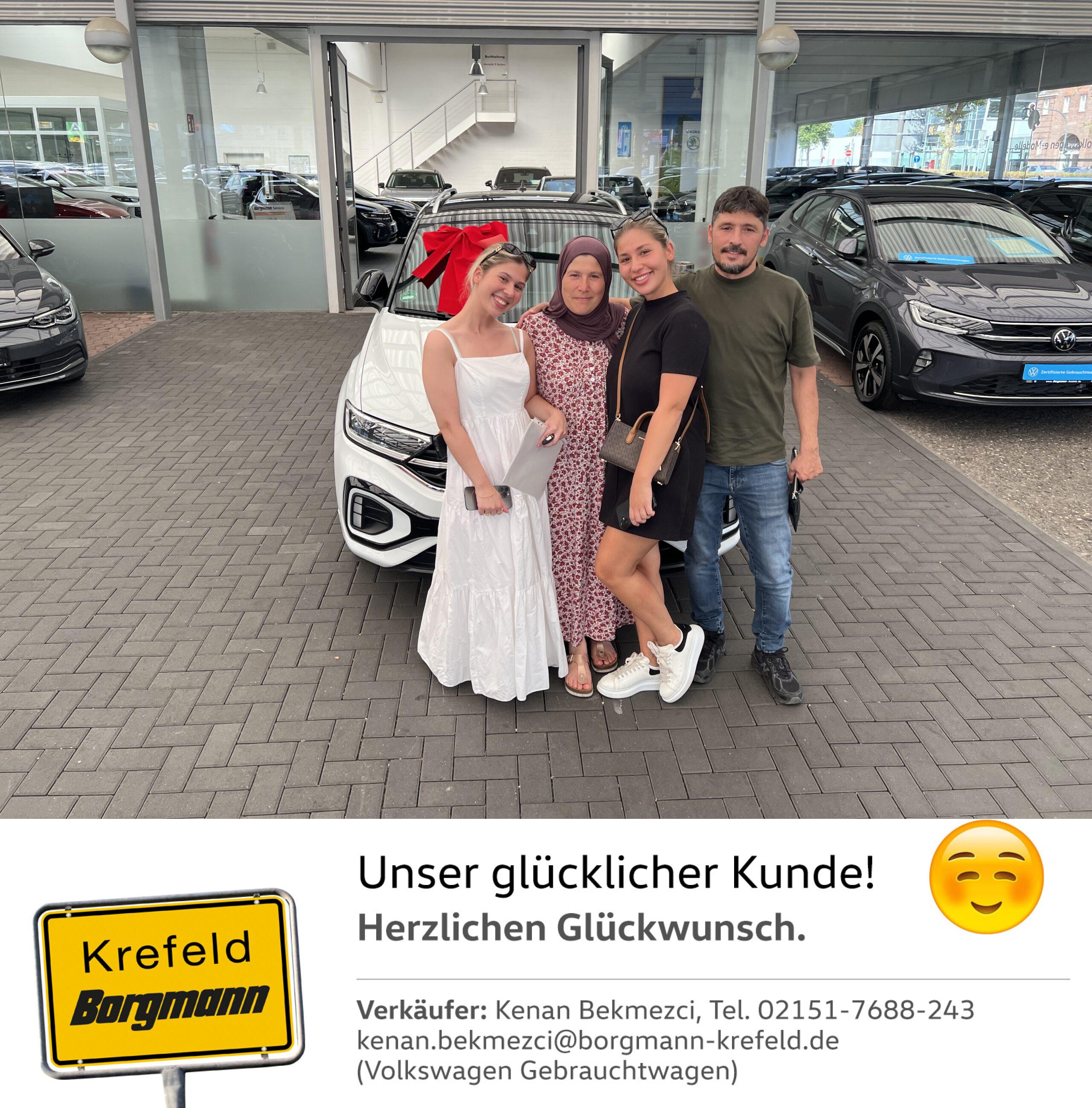 Fahrzeugübergabe VW T-Roc