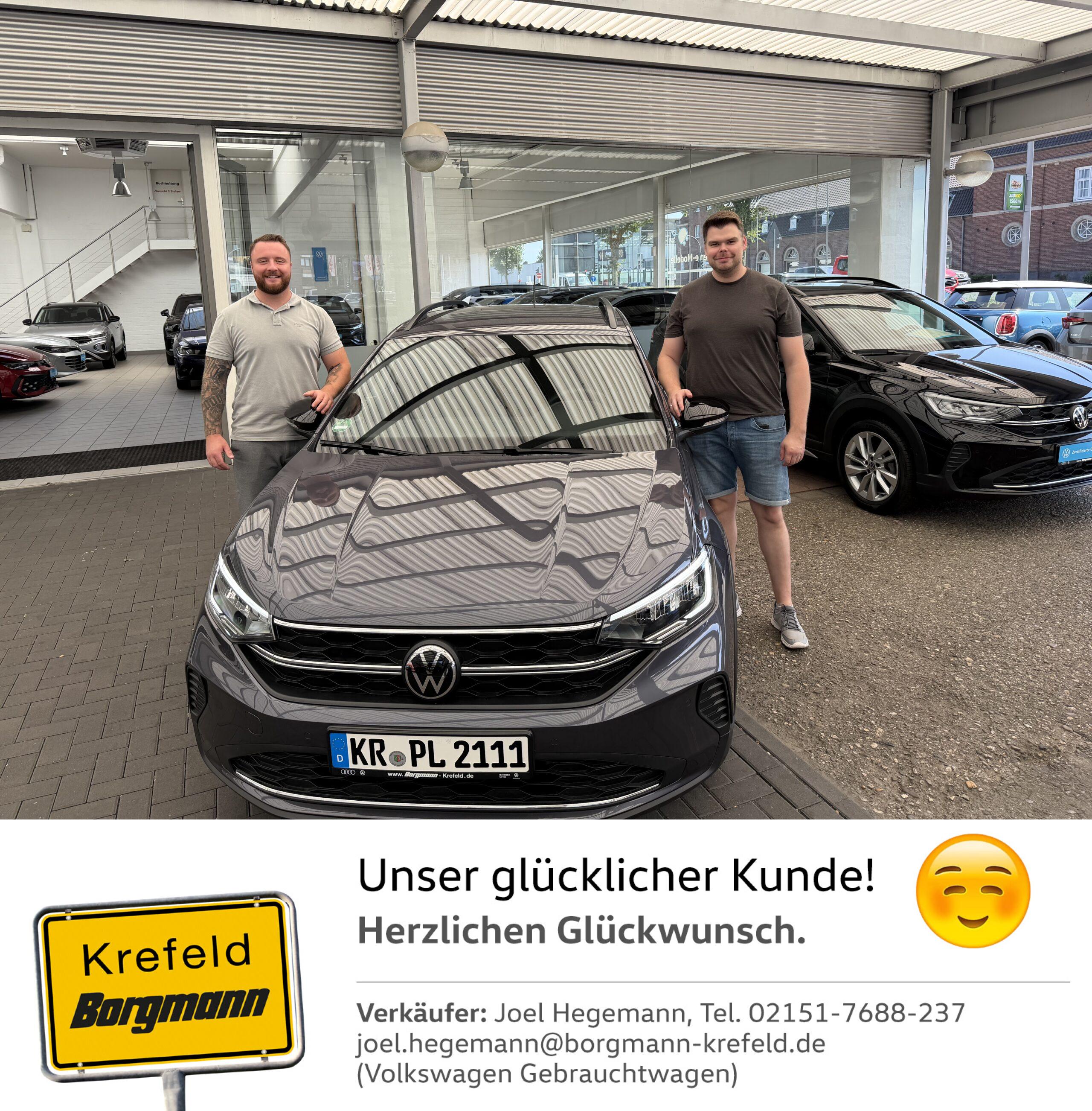 Fahrzeugübergabe Taigo