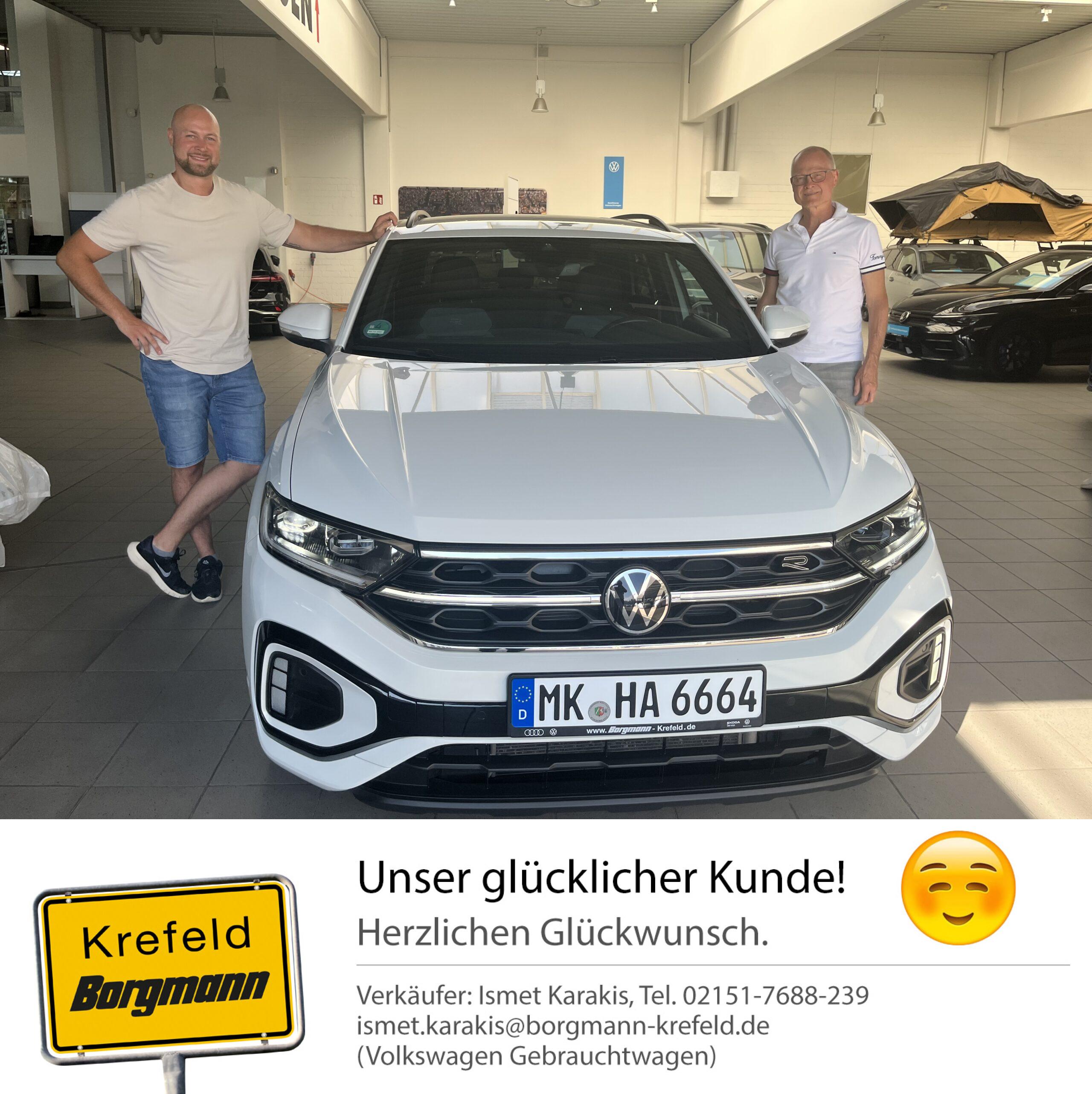 Fahrzeugübergabe T-Roc