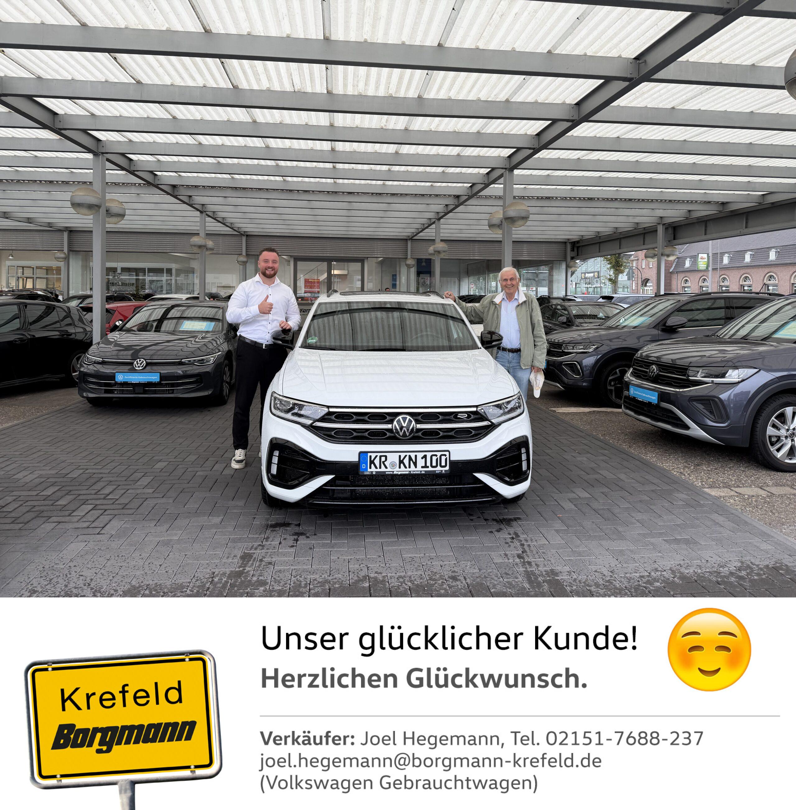 Fahrzeugübergabe VW T-ROC R