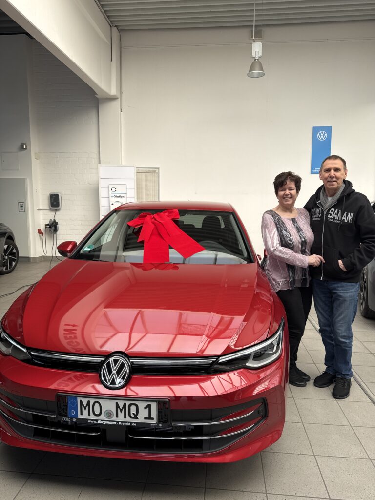 Fahrzeugübergabe Golf 8