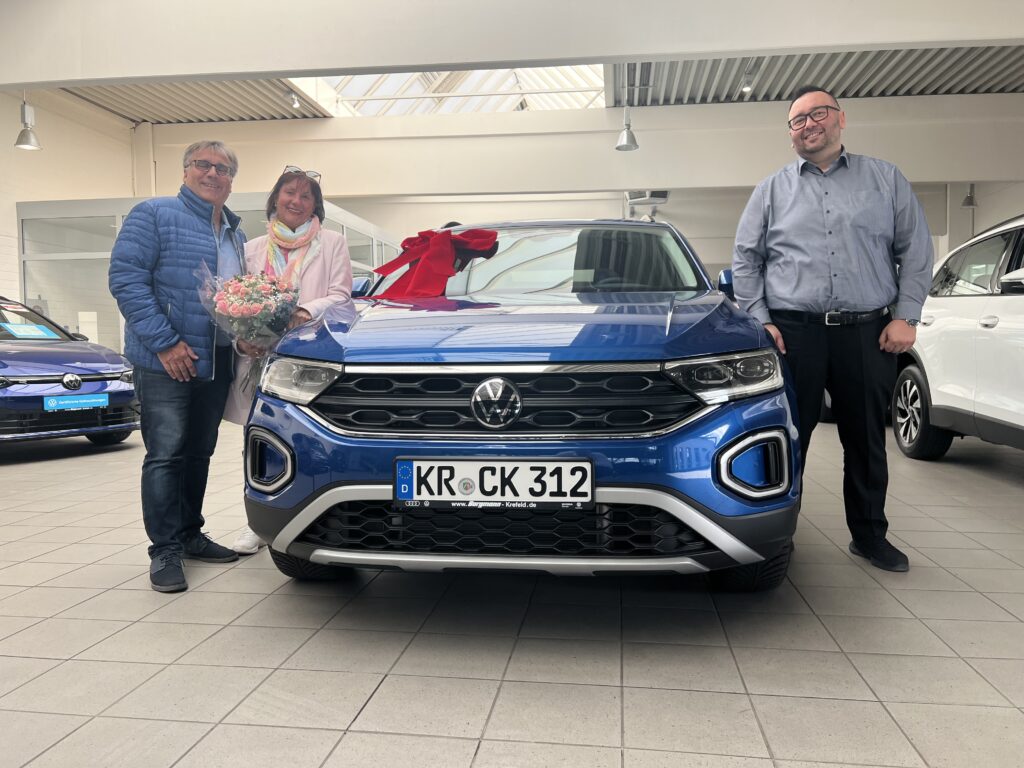 Fahrzeugübergabe T-Roc