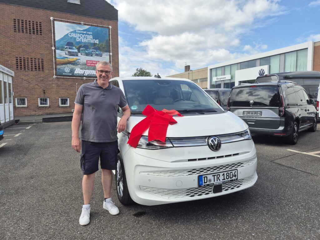 Fahrzeugübergabe T7 Multivan