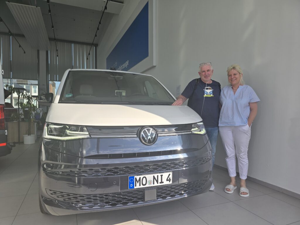 Fahrzeugübergabe Multivan Goal