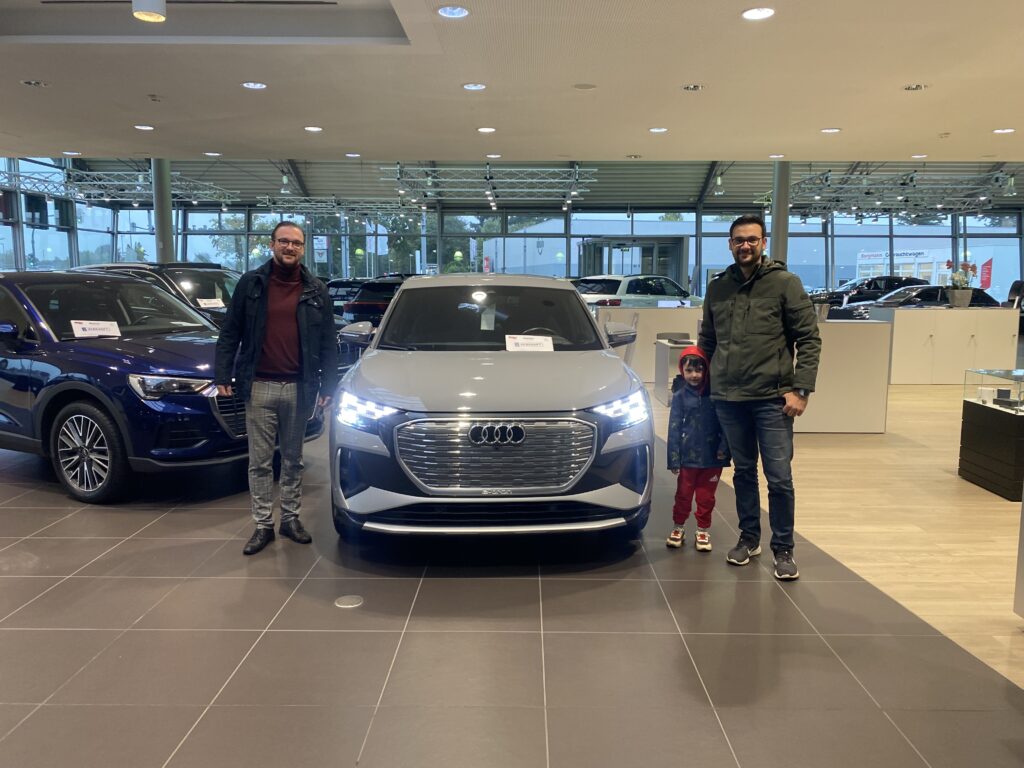 Fahrzeugübergabe Q4 Sportback 40 e-tron